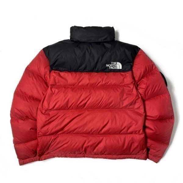 1円～!売切!【正規新品】THE NORTH FACE 1992 RETRO ANNIVERSARY NUPTSE JACKET ダウンジャケット 限定品 希少 30周年 防寒(M)赤190122-175_画像9