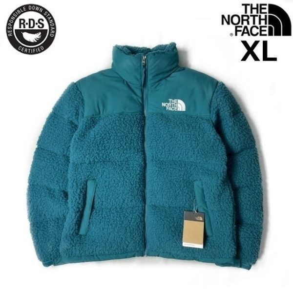 1円～!売切!【正規新品】THE NORTH FACE SHERPA NUPTSE JACKET ダウンジャケット ヌプシ モコモコ シェルパフリース ボア(XL)青 190122-175_画像3