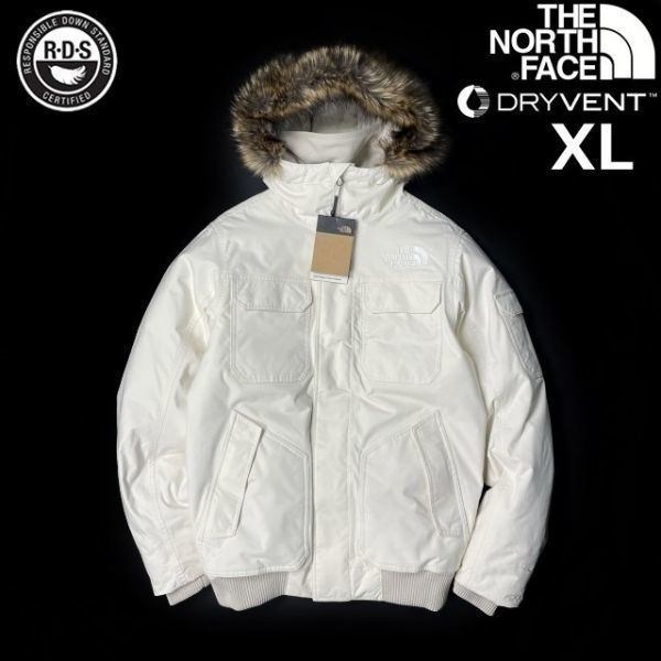 1円～!売切!【正規新品】THE NORTH FACE◆GOTHAM JACKET III ダウンジャケット ゴッサム US限定 RDS 高品質 550 撥水 防寒(XL)白190122-150_画像2