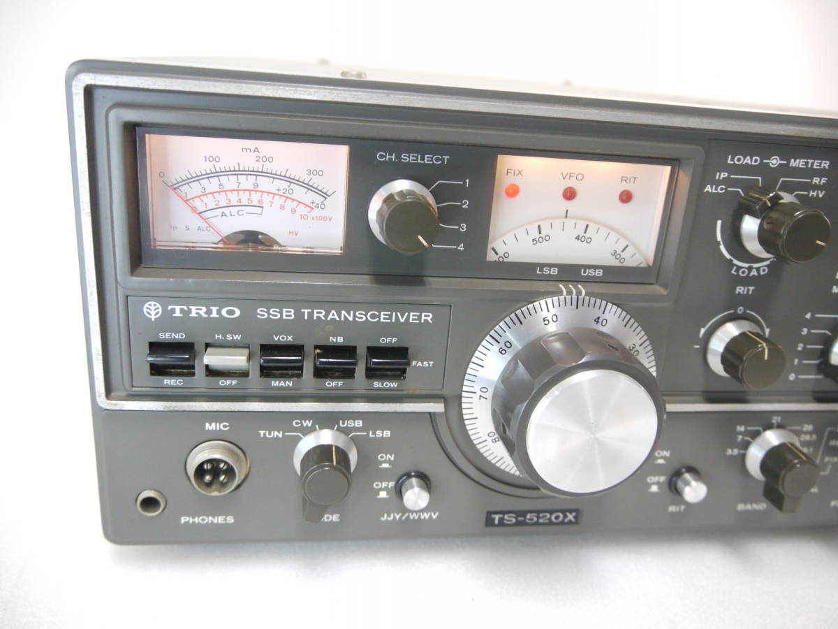 478 TRIO TS-520X SSB TRANSCEIVER トリオ SSBトランシーバー 無線機器 アマチュア無線_画像2