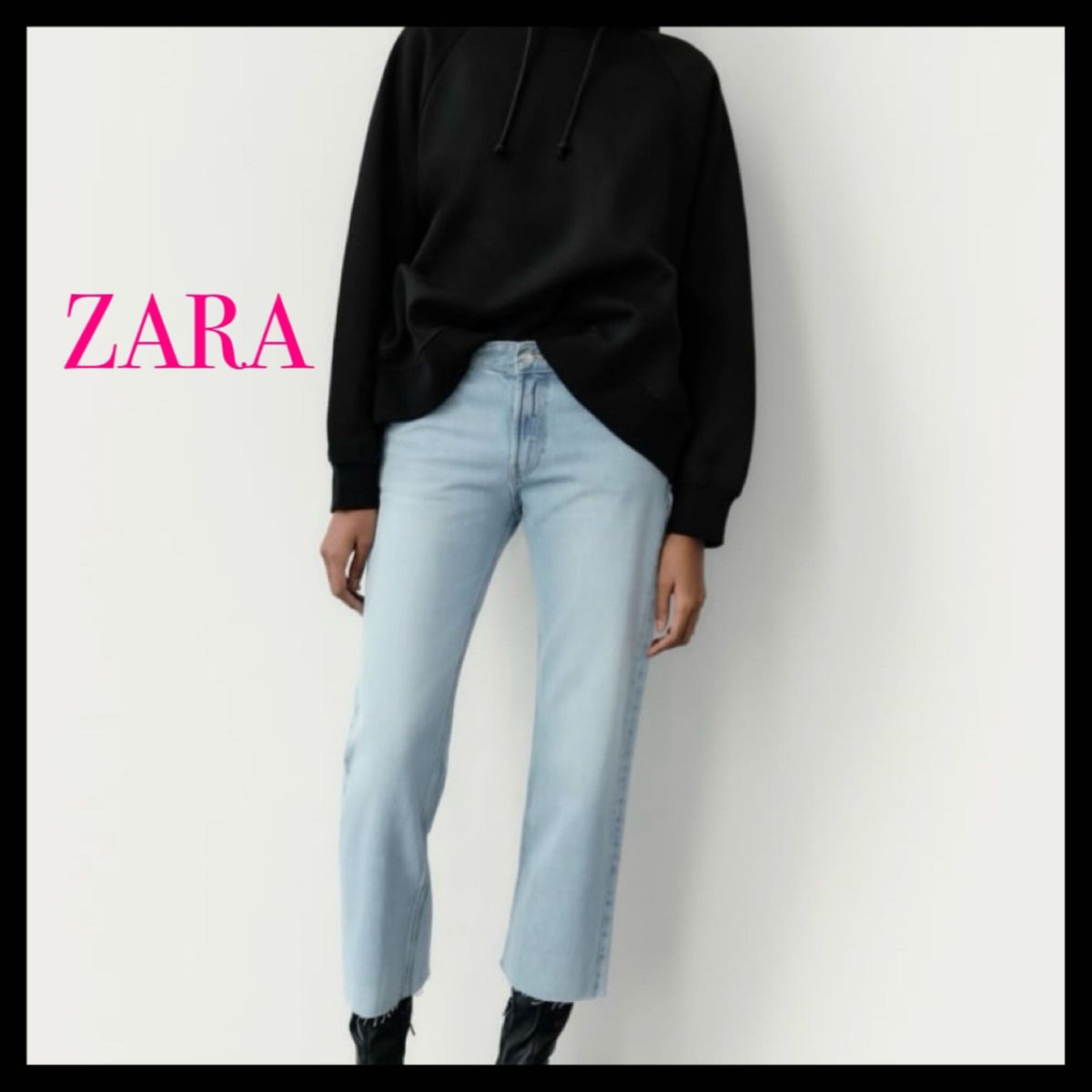 ZW MID-RISE CARGO デニムパンツ ZARA Yahoo!フリマ（旧）-