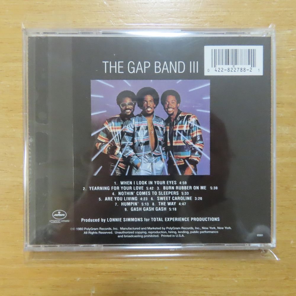 042282278821;【CD】THE GAP BAND / THE GAP BANDⅢ　822788-2_画像2