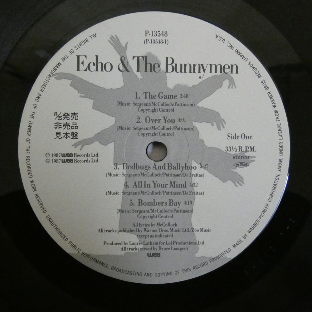 47042536;【国内盤/プロモ白ラベル】Echo & The Bunnymen / エコー&ザ・バニーマン_画像3