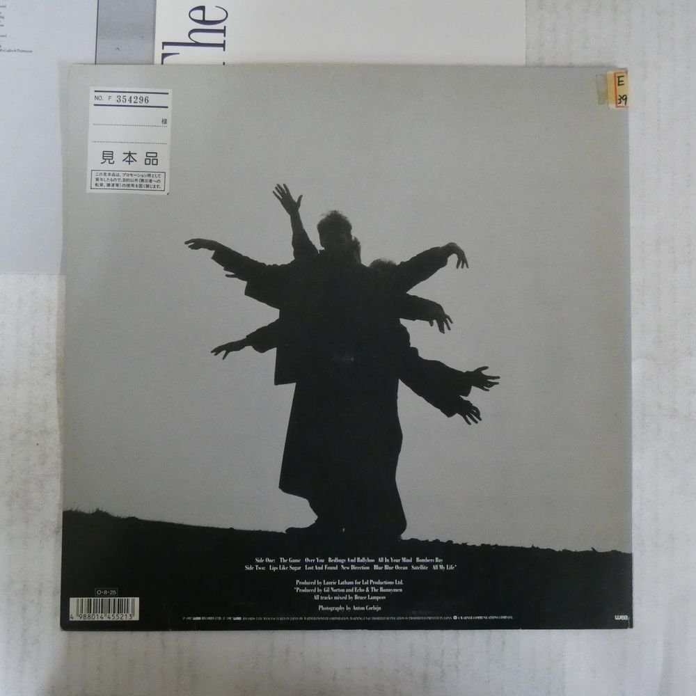 47042536;【国内盤/プロモ白ラベル】Echo & The Bunnymen / エコー&ザ・バニーマン_画像2