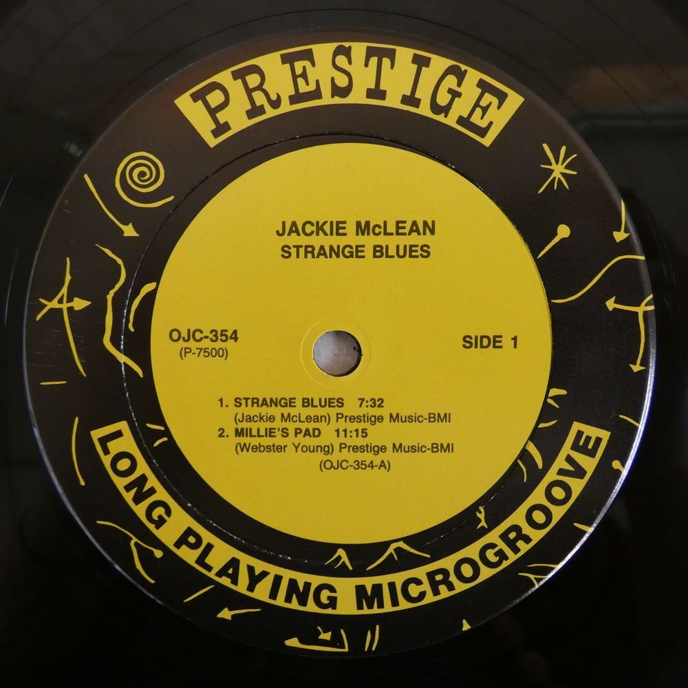 46053343;【US盤/OJC Prestige】Jackie McLean / Strange Blues_画像3