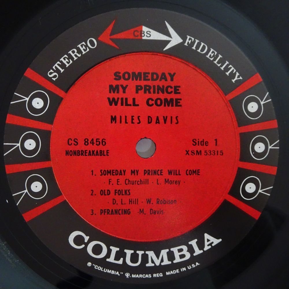 14027130;【US盤/COLUMBIA/6EYE】Miles Davis Sextet マイルス・デイヴィス / Someday My Prince Will Come_画像4