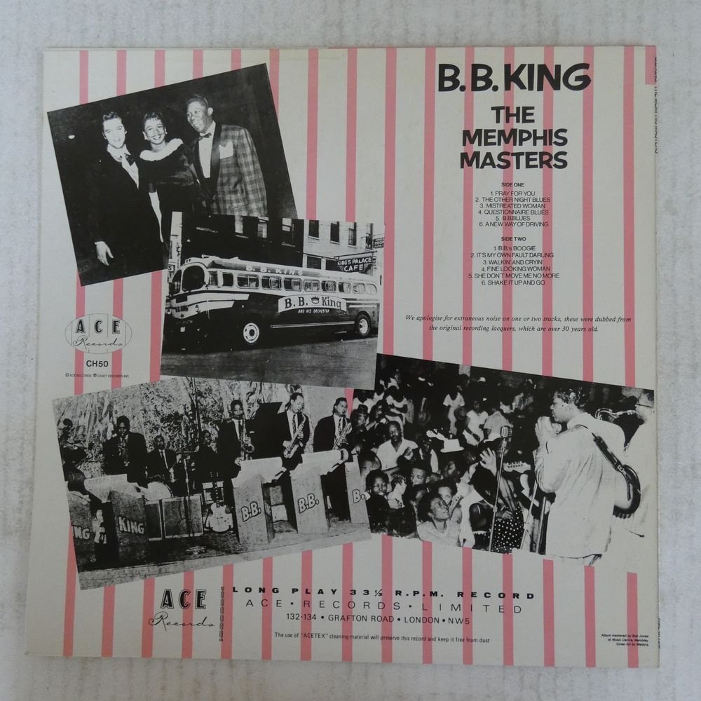 46054323;【Europe盤/MONO】B.B. King / The Memphis Masters_画像2