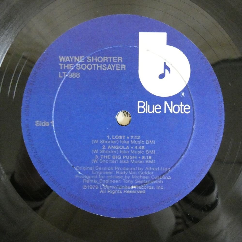 46054536;【US盤/BLUE NOTE/シュリンク】Wayne Shorter / The Soothsayer_画像3