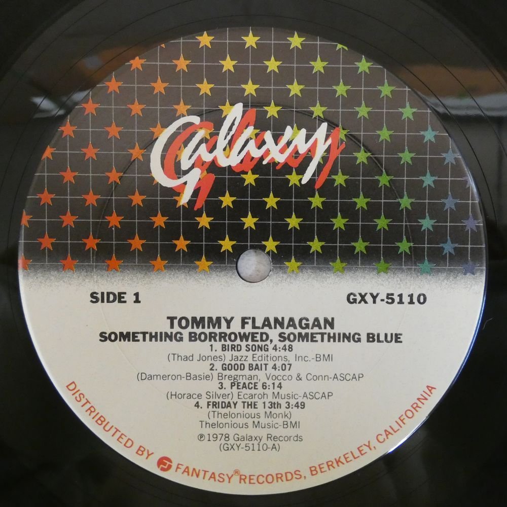 46054689;【US盤/Galaxy/シュリンク】Tommy Flanagan / Something Borrowed, Something Blue_画像3