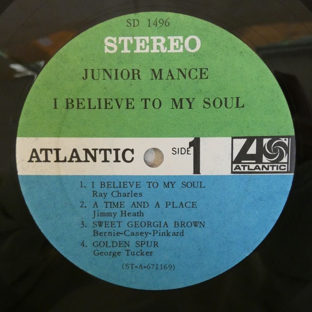 46054837;【US盤/黒ファン/コーティングジャケ/シュリンク】Junior Mance / I Believe To My Soul_画像3