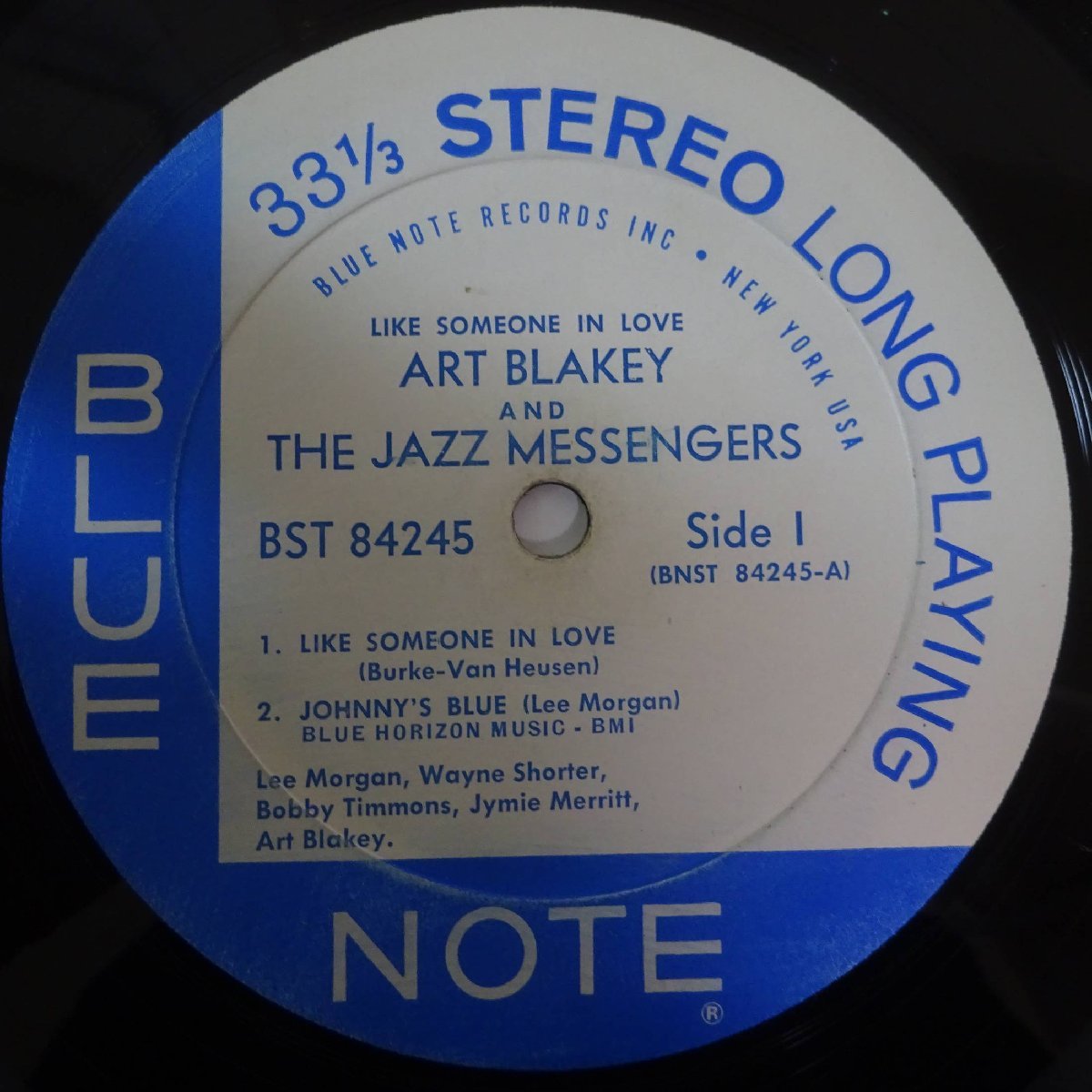 14026862;【US盤/BLUE NOTE/NewYorkラベル/VAN GELDER刻印】Art Blakey & The Jazz Messengers / Like Someone In Love_画像3