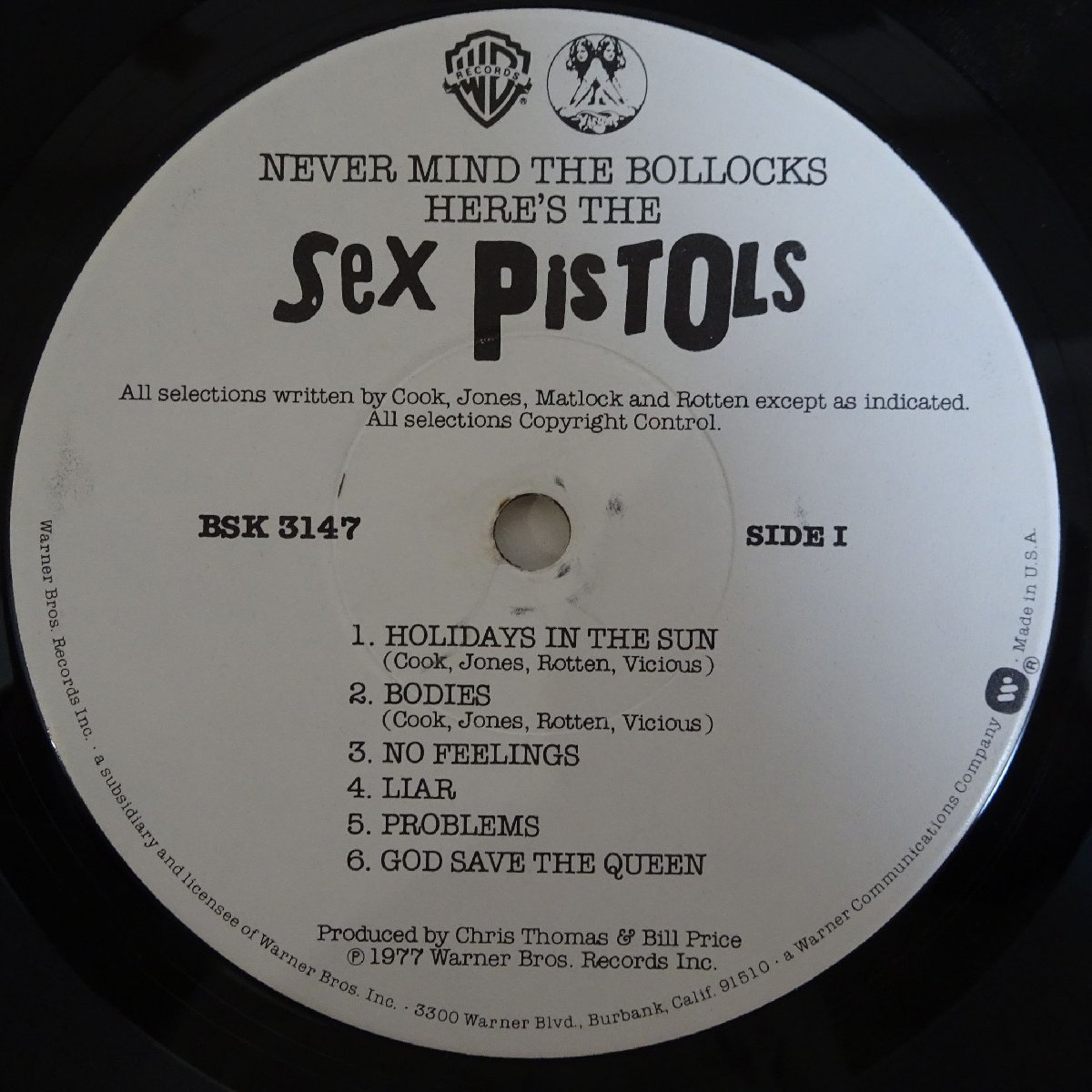 14026830;【US初期プレス】Sex Pistols / Never Mind The Bollocks Here's The Sex Pistols_画像3