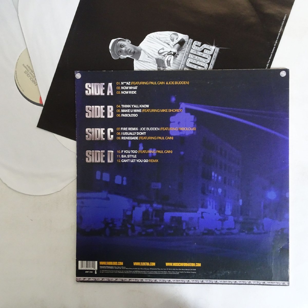 10016692;【US盤/2LP】Fabolous / More Street Dreams Pt. 2 The Mixtape_画像2