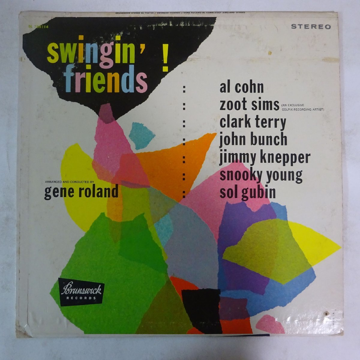 14027564;【US盤/Brunswick/虹ラベル】Gene Roland / Swingin' Friends_画像1