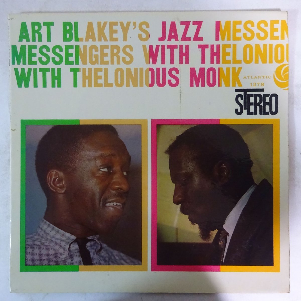 10018305;【US盤/黒ファン/コーティングジャケ/ATLANTIC】Art Blakey's Jazz Messengers With Thelonious Monk / S.T._画像1