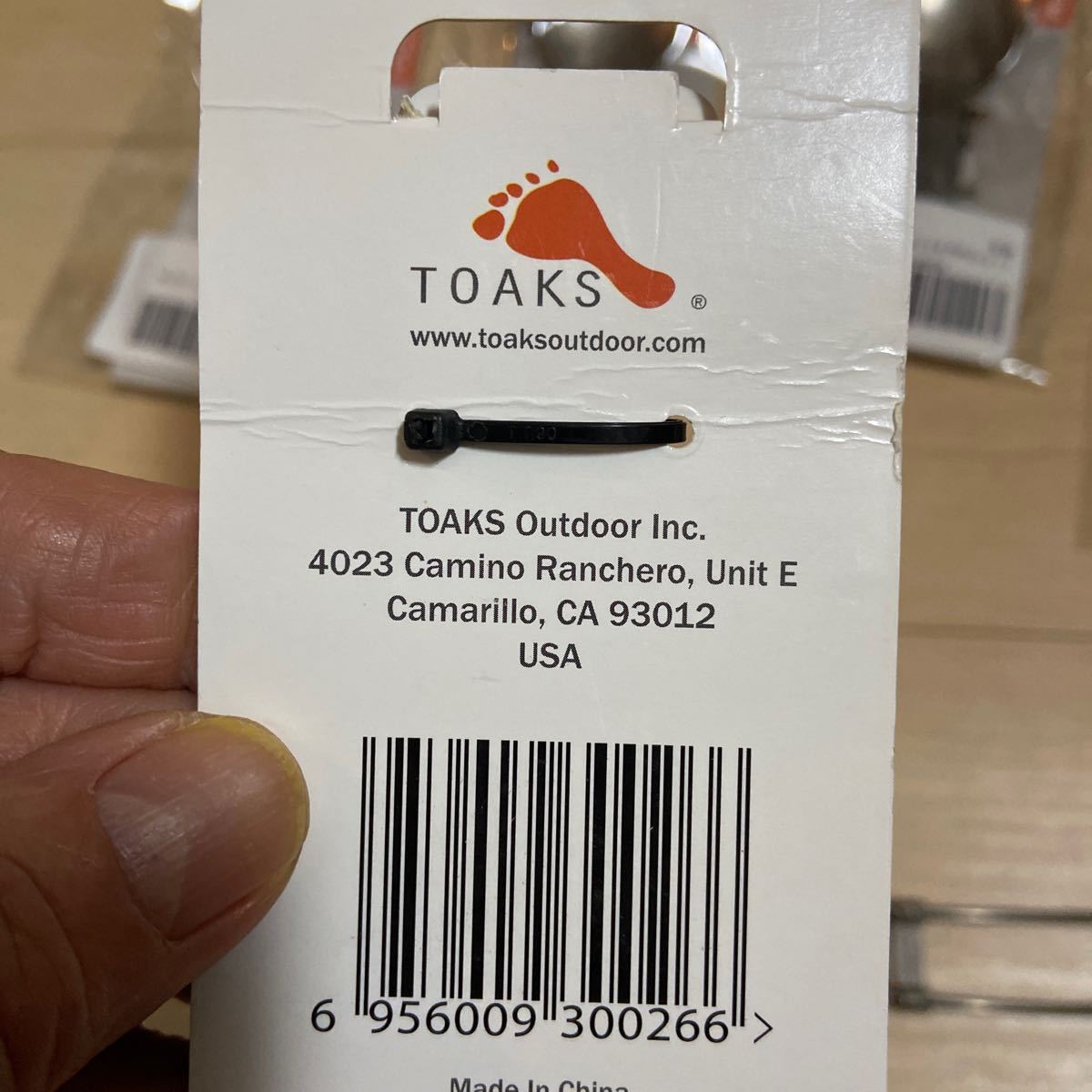 TOAKS チタニウム　フォールディング　スポーク　４点セット　格安販売　新品未使用