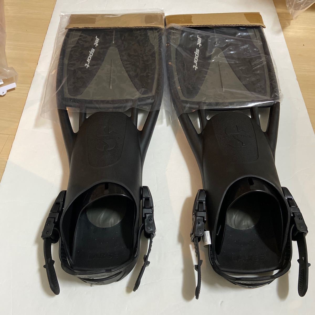 SPRO JET SPORT FINS 新品未使用　サイズ　ラージ　カラーブラック