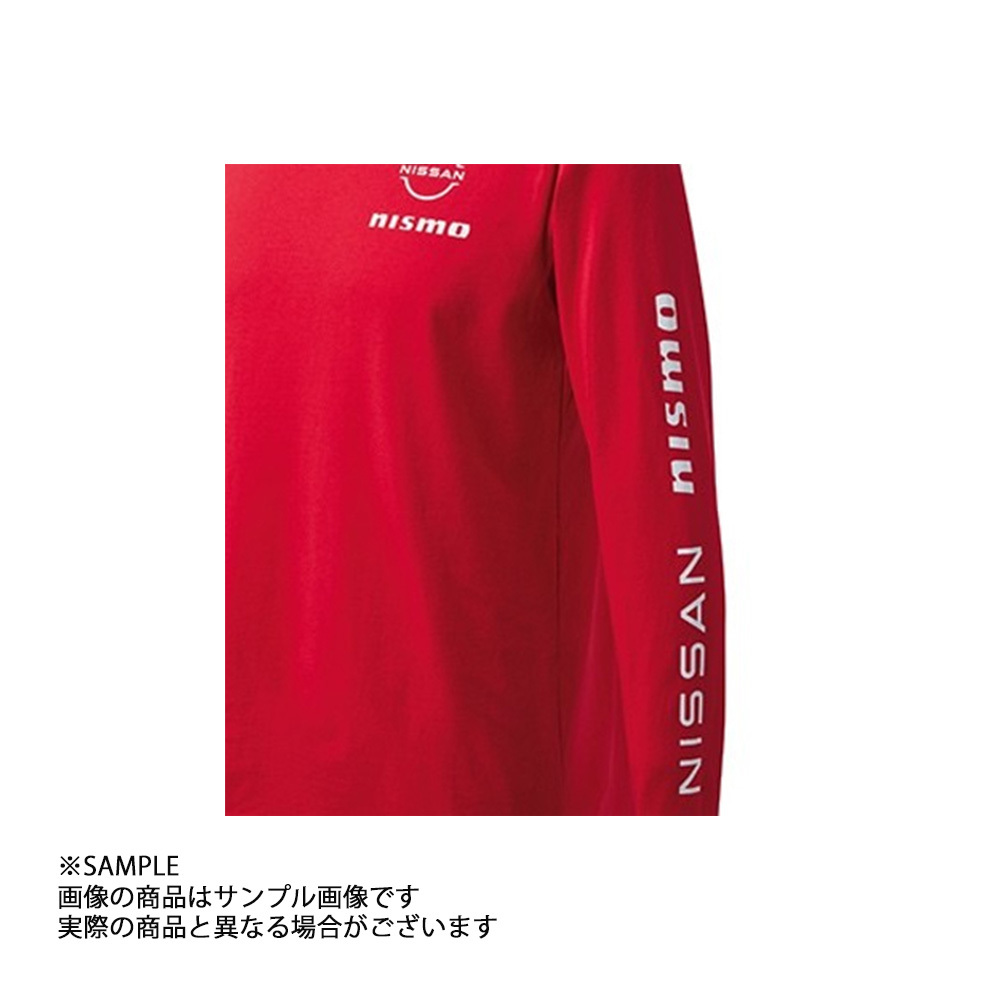 NISMO ニスモ ロング スリーブ Tシャツ レッド 赤 LLサイズ KWA00-50R34 数量限定 (660192678_画像2