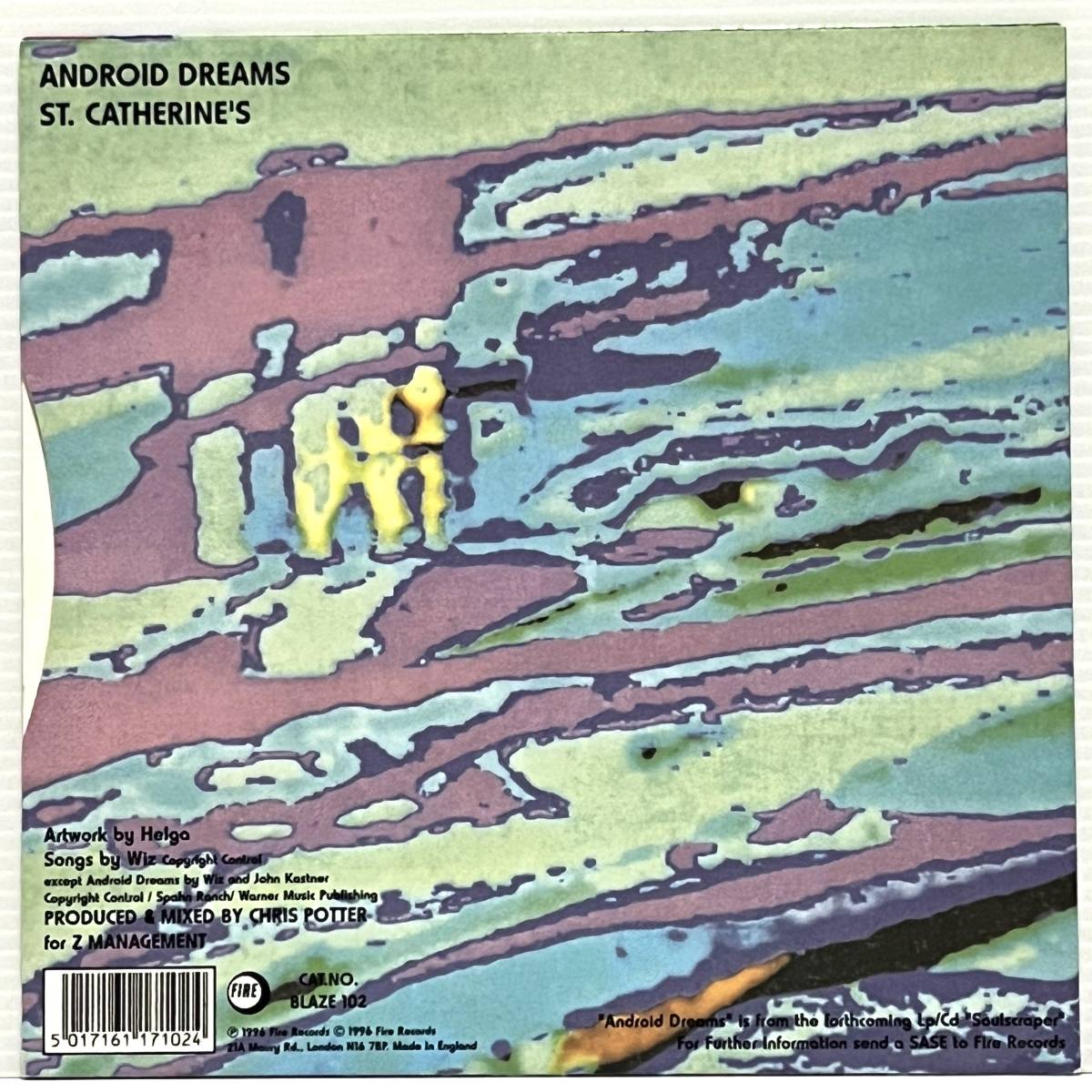 Mega City Four / Android Dreams (7 inch) ■Used■ Wiz MC4 Doughboys Ipanema Serpico_画像2