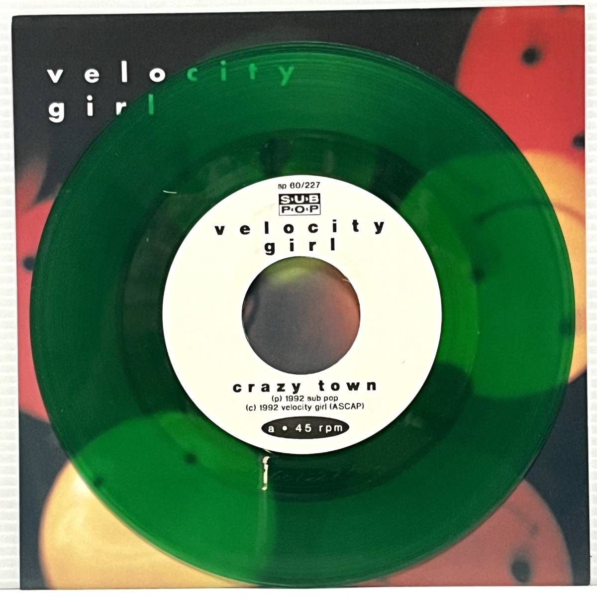 Velocity Girl / Crazy Town (7 inch) ■Used■ Shoegaze シューゲーザー_画像3