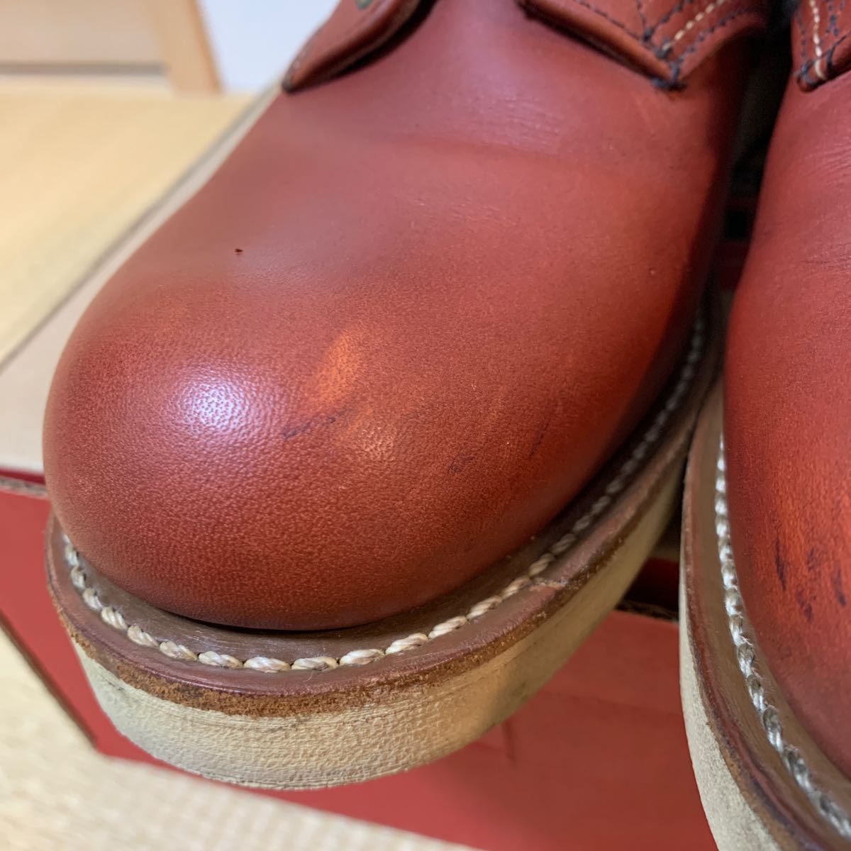 美品　レッドウイング RED WING 8166 プレーントゥ　8D 26cm 2010年製_画像7