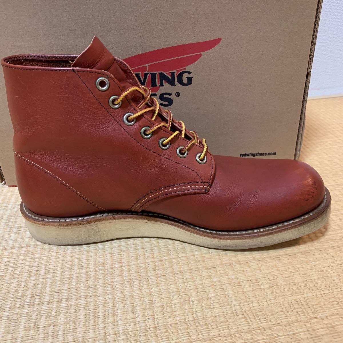 美品　レッドウイング RED WING 8166 プレーントゥ　8D 26cm 2010年製_画像3