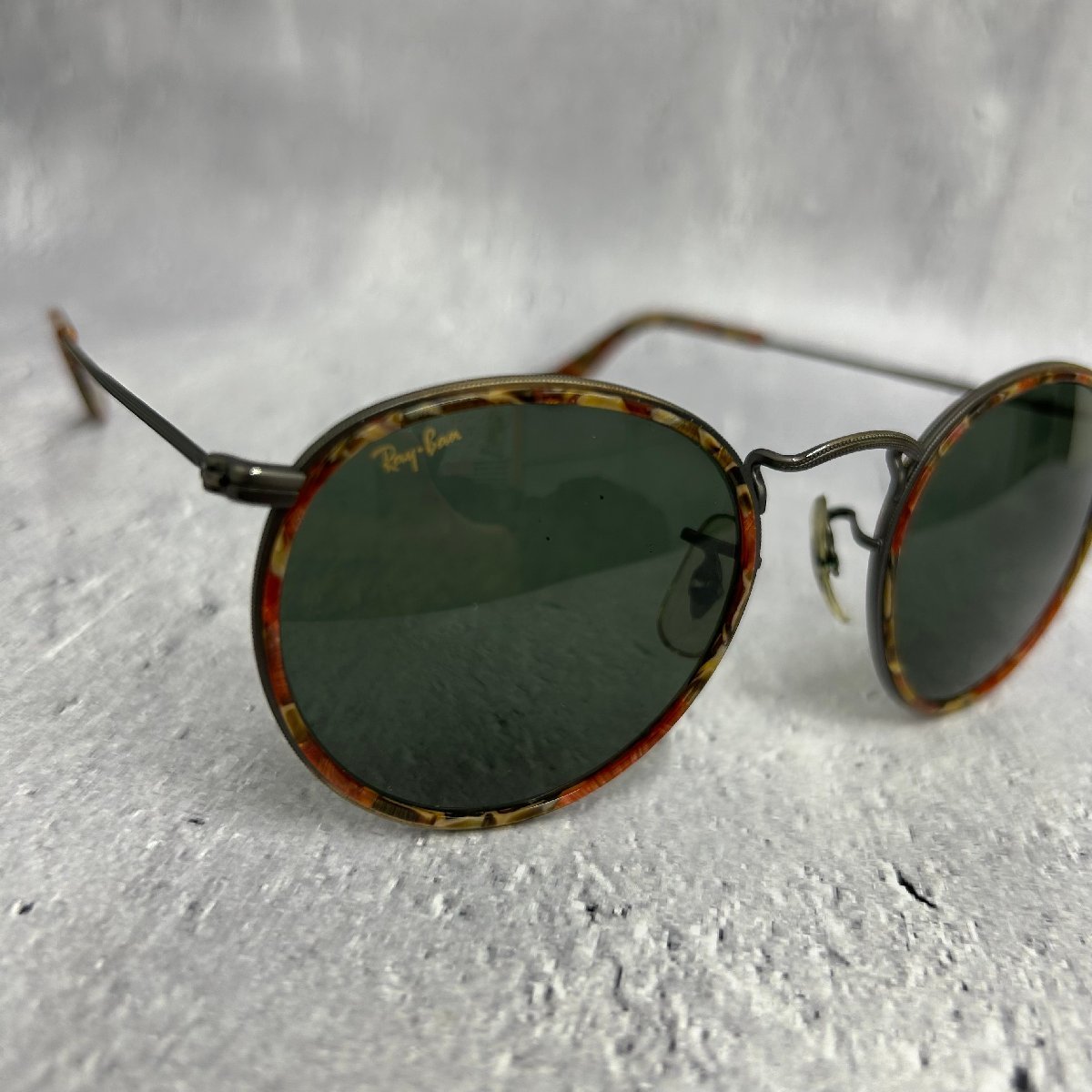 ◎L011 Rayban レイバン サングラス ラウンドメタル ブロンズチップ ビンテージ 廃版品 ラウンドサングラス USA製 (ma)の画像7