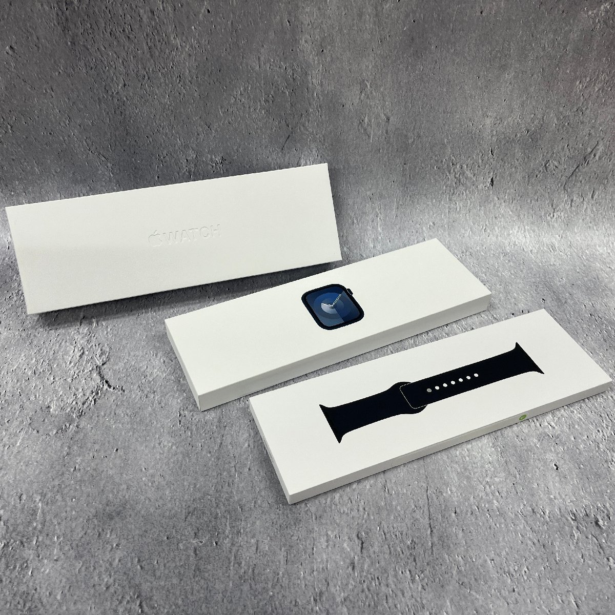 ◎M071【未開封】Apple Watch Series 9 GPSモデル 41mm ミッドナイトスポーツバンド MR8W3J/A (rt)