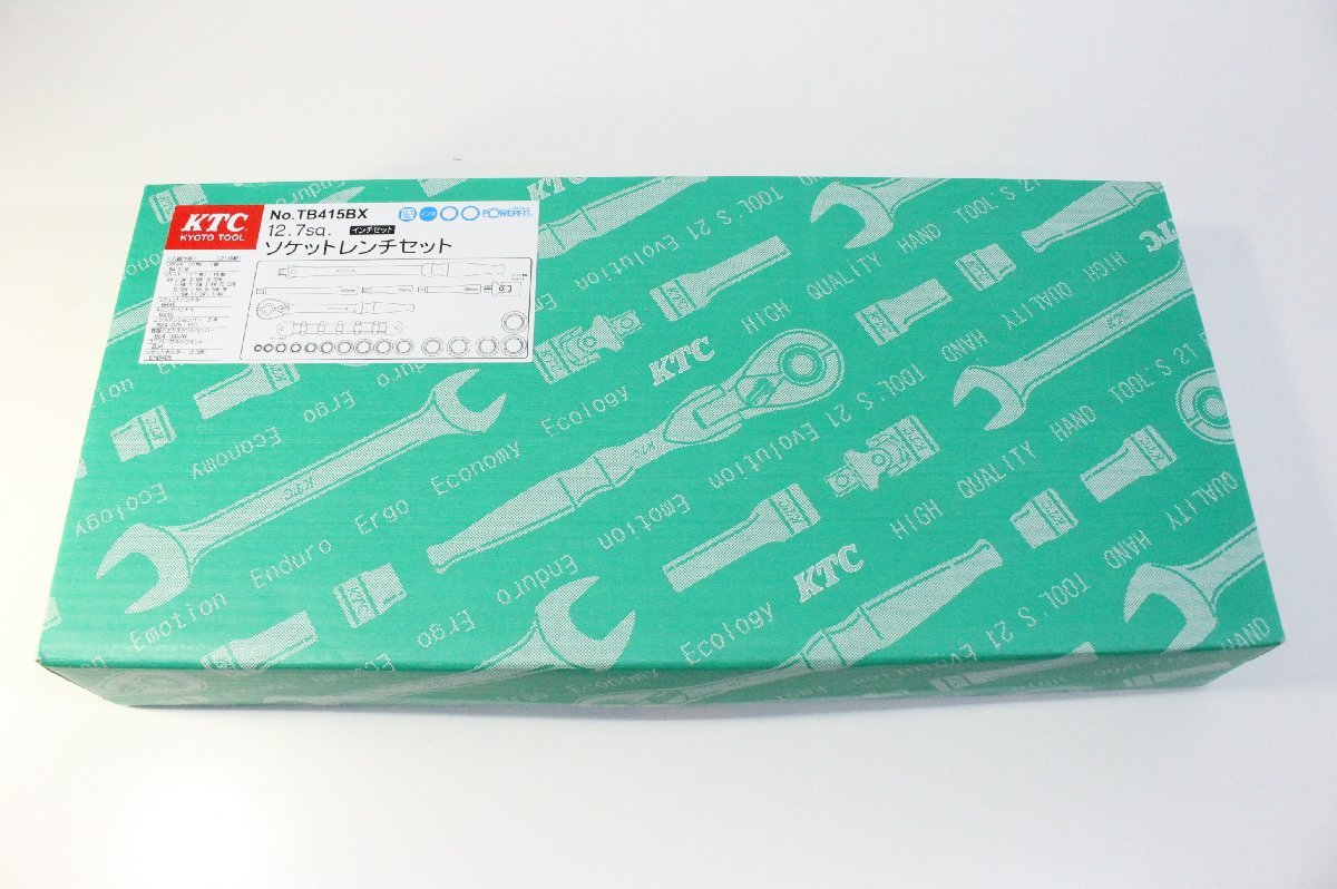 ☆511☆ 【未使用】 KTC 12.7sq.ソケットレンチセット 21点 TB415BX