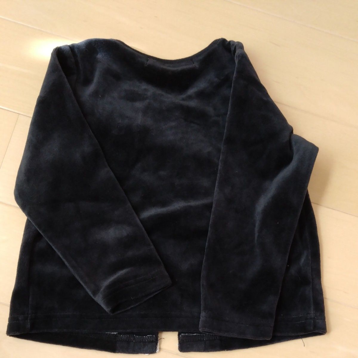 ベロア ボレロ 女の子 長袖 95 ブラック フォーマル 入園 式 ジャケット ベビー セレモニー 