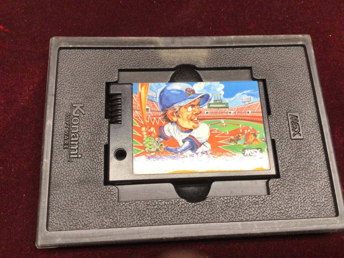 MSX コナミのベースボール　ROMカートリッジ　箱付き_画像2
