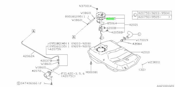 残りわずか！【未使用 スバル 純正】SUBARU ヴィヴィオ RX-R フィラーパイプパッキン 燃料パイプ_画像2