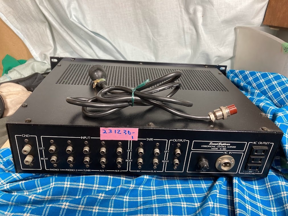 Sound Explorer 　サウンドエクスプローラー　 EL-880 DC プリアンプ　完動美品　3ヶ月保証 】_画像6