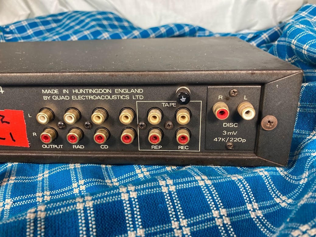 QUAD 34 プリアンプ 完動品 【3ヶ月保証】1982年11月発売 QUAD 34 プリアンプ 完動品 【3ヶ月保証】1982年11月発売