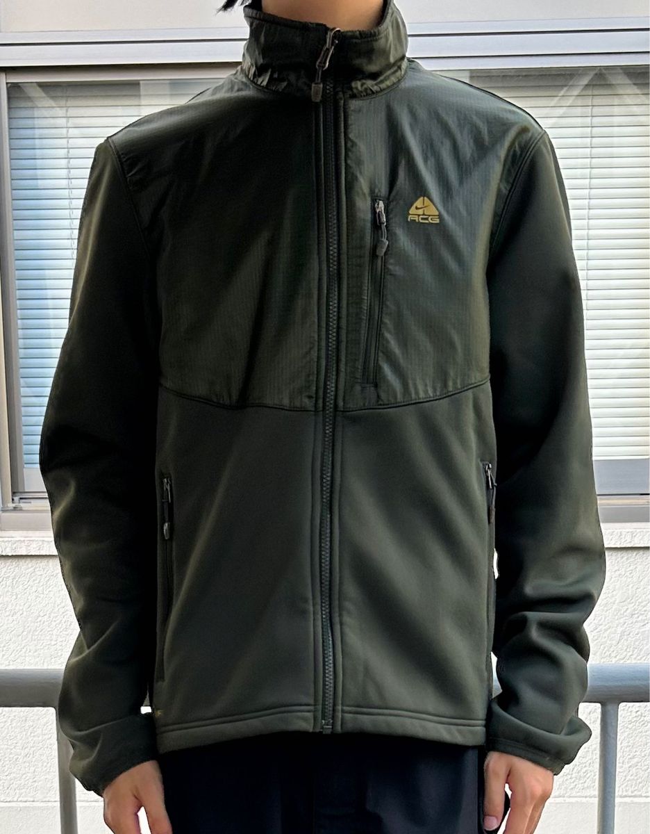 Nike ACG fit jacket 00s / Khaki ナイキ　ジャケット　ソフトシェル　テックジャケット ソフトシェル