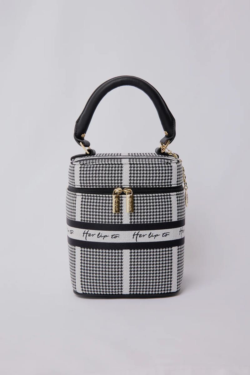 本日限定価格】herlipto HLT Jacquard Vanity Bag バニティ 本日限定価格】herlipto HLT Jacquard Vanity Bag バニティ