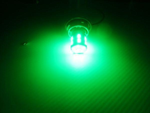 12V 24V combined use 17 LED BA15s S25 green green 2 piece set truck lamp marker Short valve(bulb) single lamp 