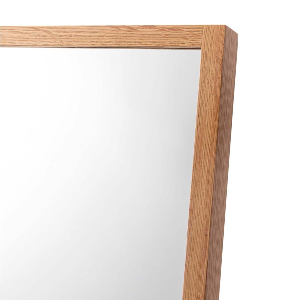 スタンドミラー 鏡 姿見 木製フレーム 天然木 オーク 北欧 MTK-312NA AZ_画像2