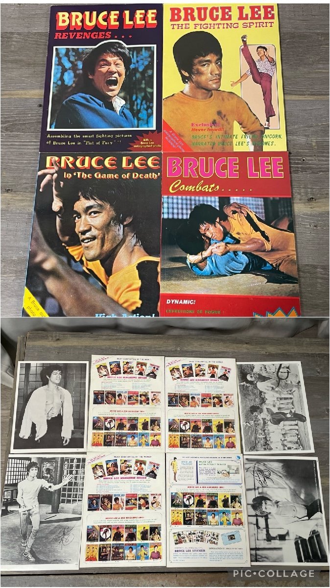 8136 BRUCE LEE & JKD MAGA ZINE ブルース・リー ポスター NO.1～NO.12 & 英語 パンフレット & スクリーン 増刊号 ワイド特集号_画像9