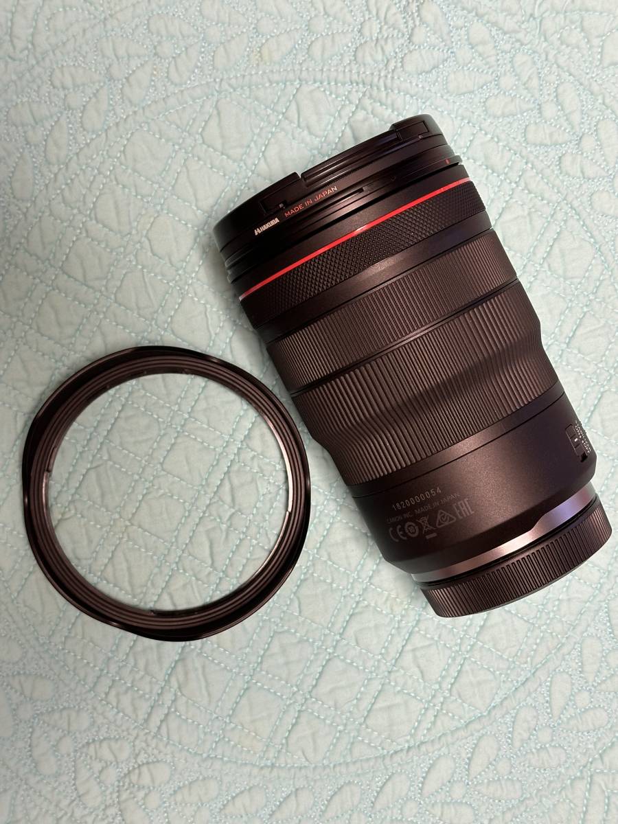 CanonキヤノンRFマウントレンズRF15-35mm高画質f2.8 L IS USM超広角ズームレンズHakubaレンズフィルタ＆フード付_画像1