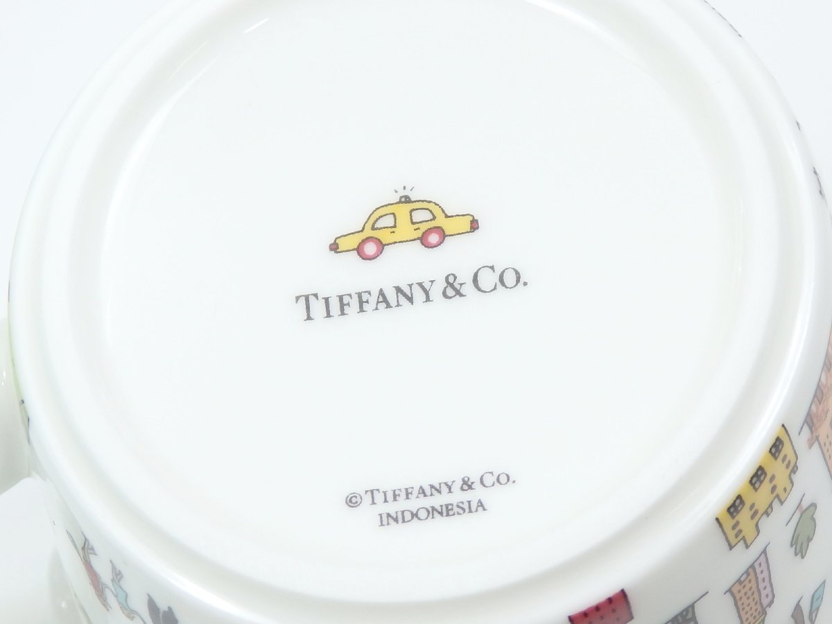 【中古】 ティファニー Tiffany & Co 5thアベニュー ペア マグカップ 2772 3896 マルチカラー 食器 コップ 2客_画像6