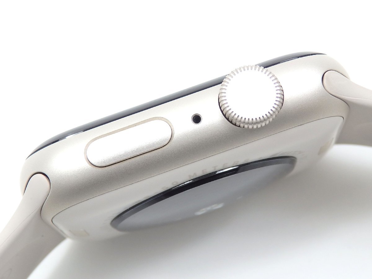 【中古】 アップル Apple Watch SE 第2世代 GPSモデル 44mm MNJX3J/A アップルウォッチ スマートウォッチ 腕時計 スターライトアルミニウム_画像5