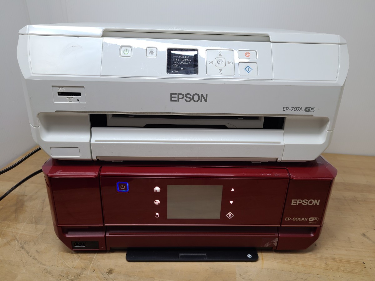 ◎EPSON EP-707A EP-806AR インクジェット複合機 プリンター ジャンク