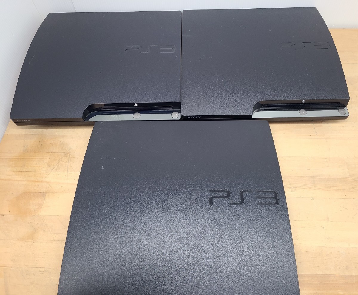 ◎ PlayStation 3 本体3台　PlayStation2 本体7台　薄型　まとめて　一円スタート！　ジャンク品　SCPH-70000 CECH-2000A _画像2