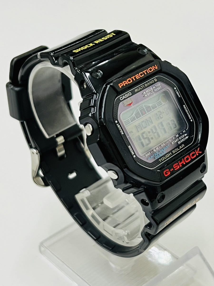 【二次電池交換済】G-SHOCK Gショック G-LIDE Gライド タフソーラー マルチバンド6 GWX-5600-1JF_画像4