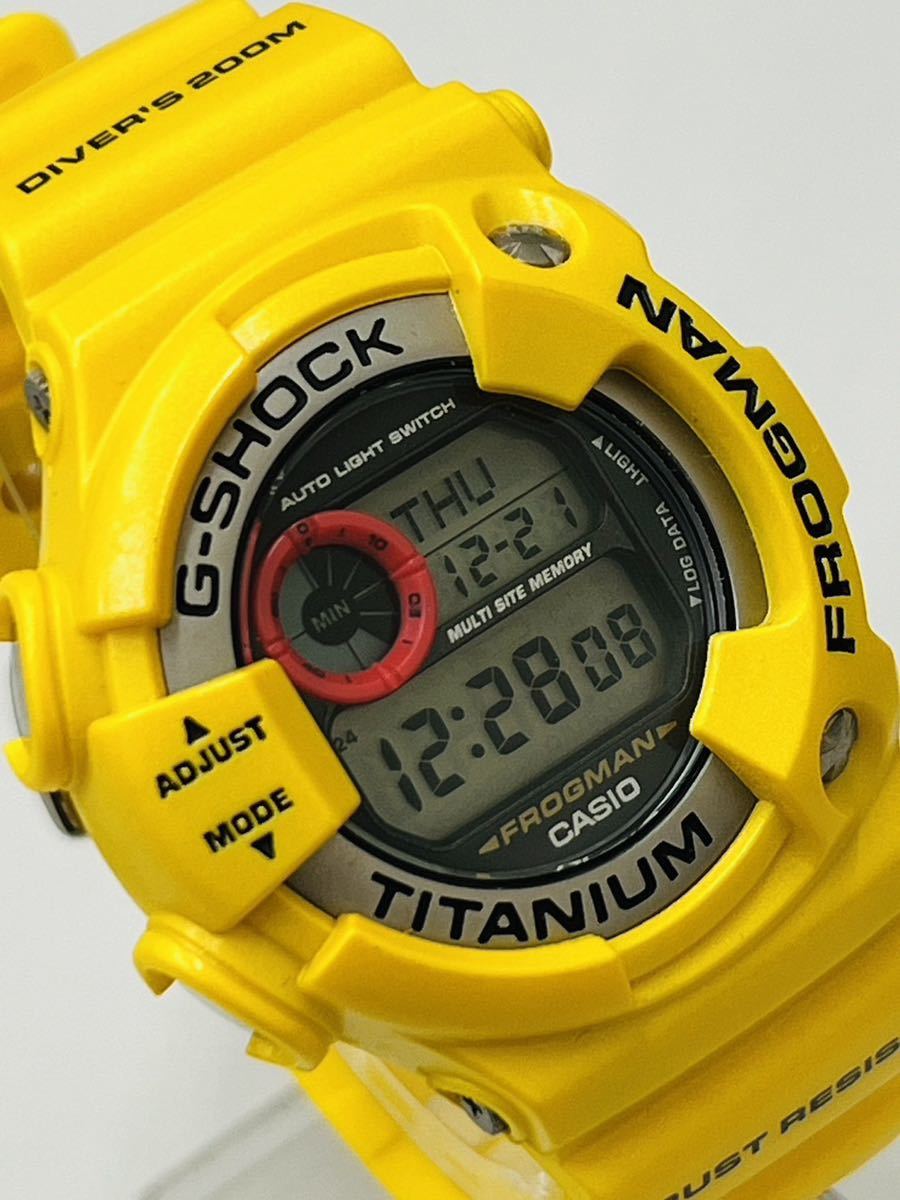 【電池交換済】G-SHOCK Gショック FROGMAN フロッグマン 潜水カエル DW-9900GF-9JF_画像5