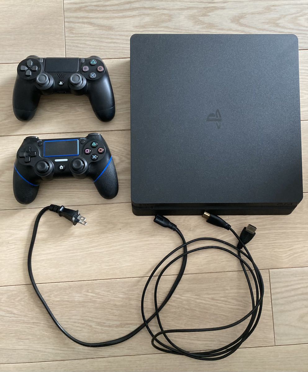 動作確認済 SONY PS4 PlayStation4 本体 500GB CUH-2200A ジェットブラック プレステ４ JET BLACK