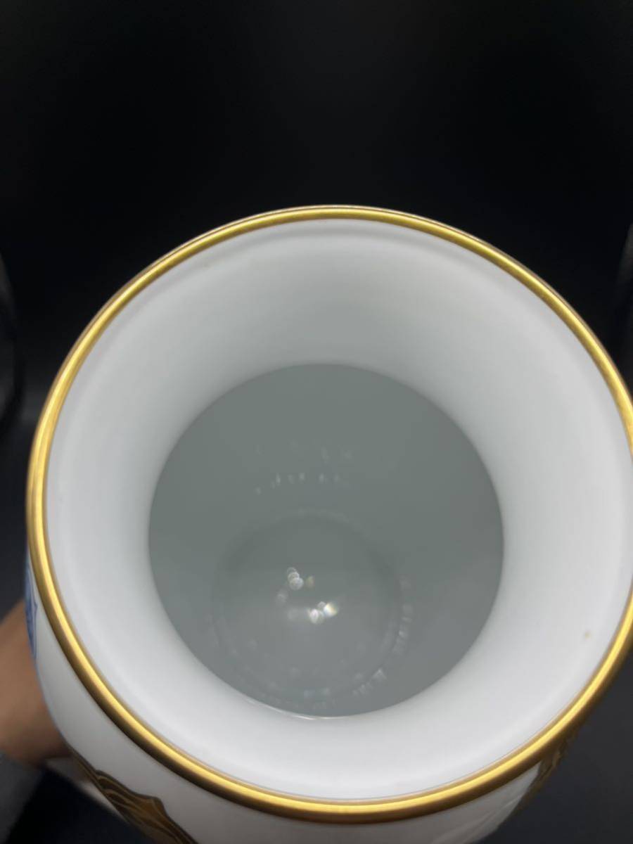 大倉陶園 OKURA 花瓶 特白カオリン 最高級品_画像5