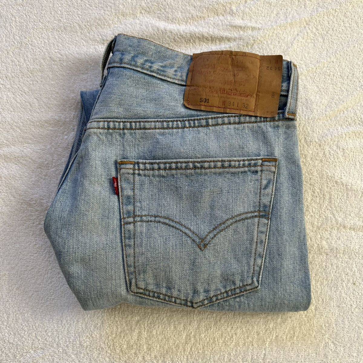 Levi's 501 USA製 W34 リーバイス デニム ジーンズ 90年代 アメリカ製 米国製 大きいサイズ ヴィンテージ _画像1