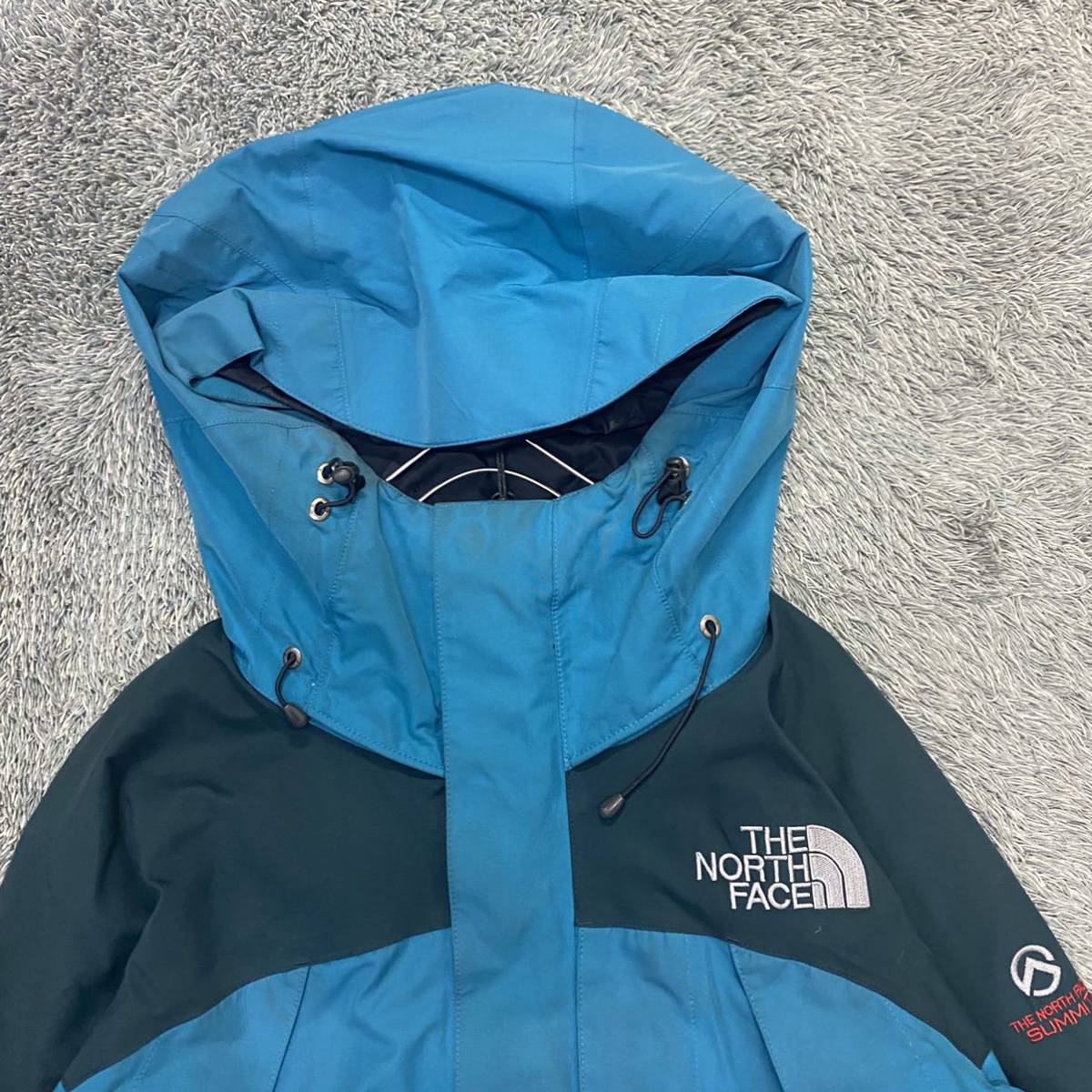 THE NORTH FACE ザノースフェイス マウンテンパーカー ナイロンジャケット GORE-TEX サイズM ブルー 青 メンズ トップス 最落なし （J12）_画像3